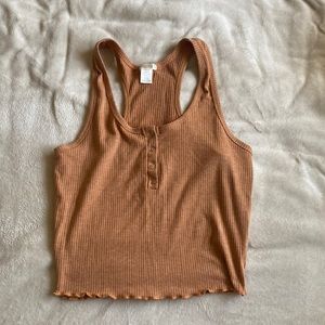 Faded burnt Orange tank top.